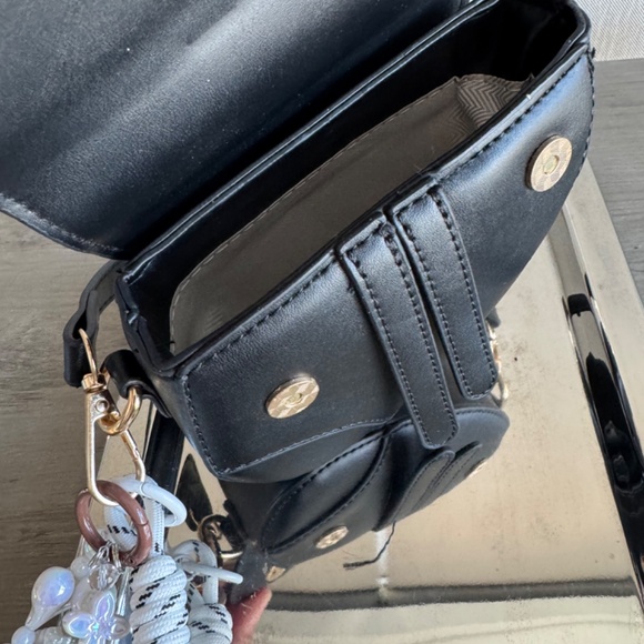 Mini Saddle Bag with custom purse charms - Picture 6 of 7